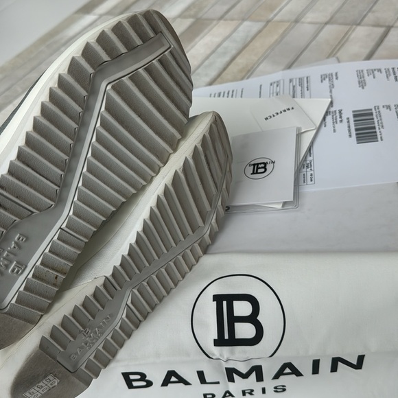 Balmain Logo high top sneaker - Picture 4 of 9